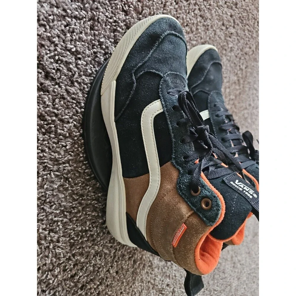 Vans Sk8- High Black Suede Size 10
